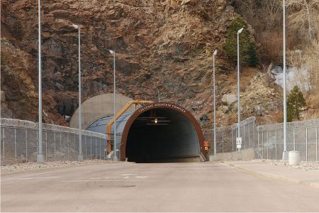 Entrance to Cheyenne Mountain