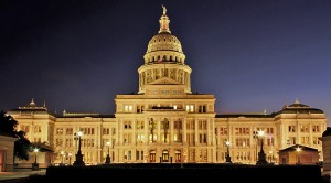 Texas State Capitol Building at Night