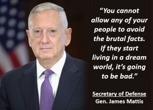 General Mattis; Department of Defense; Secretary of DOE