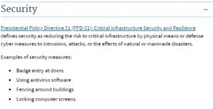 DHS Critical Infrastructure Protection 
