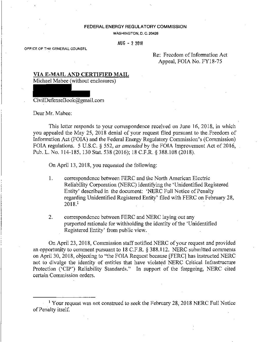 2018-08-02-FY18-075_Mabee_Letter-of-response_-R-pdf | Secure the Grid