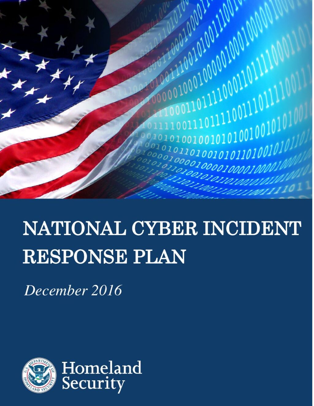 NationalCyberIncidentResponsePlanpdf Secure the Grid