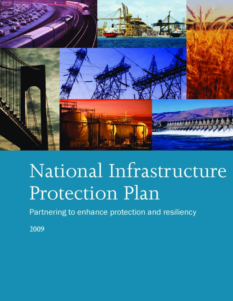 NATIONAL INFRASTRUCTURE PROTECTION PLAN PDF visual data 7