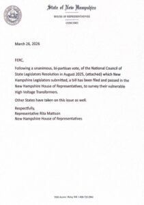 FERC Docket EL26-49-000, State of New Hampshire Filing